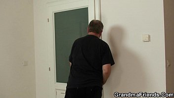 granny bus grope old Hot guys standing up while jerking off big dick