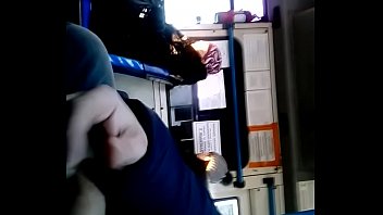 perving bus on Silping son dad fuck bad