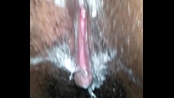dog in cums pussy woman Whipping cum with no hands