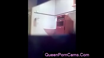 spy time shower Blonde latina fucked on the bar