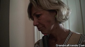slave grannies boy Blonde goes deep on black cock