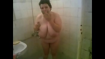 mom bbw in shower Mom fucks son and squirts